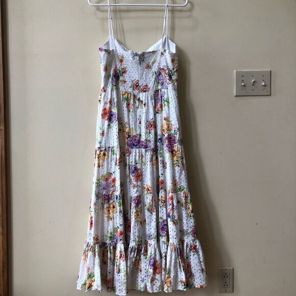 Wayf Timber Tiered Buster Midi Dress - Picture 6 of 8